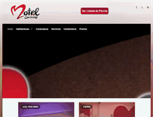 Tablet Screenshot of motelcaricias.com